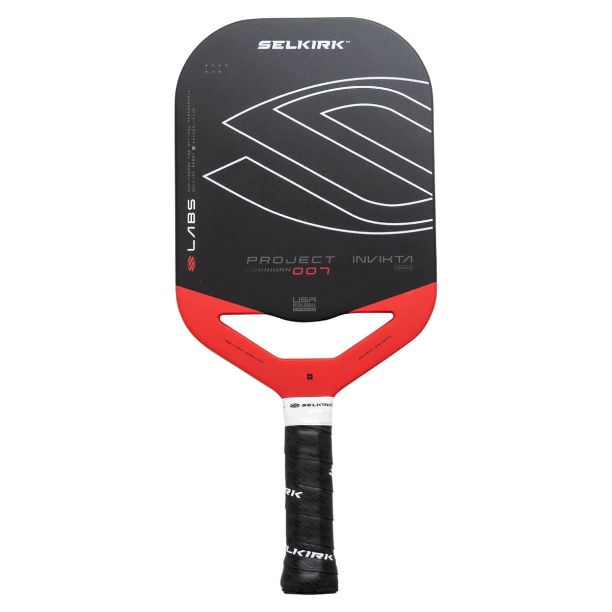 Selkirk LABS 007 Invikta 10mm InfiniGrit Carbon Fiber Pickleball Paddle