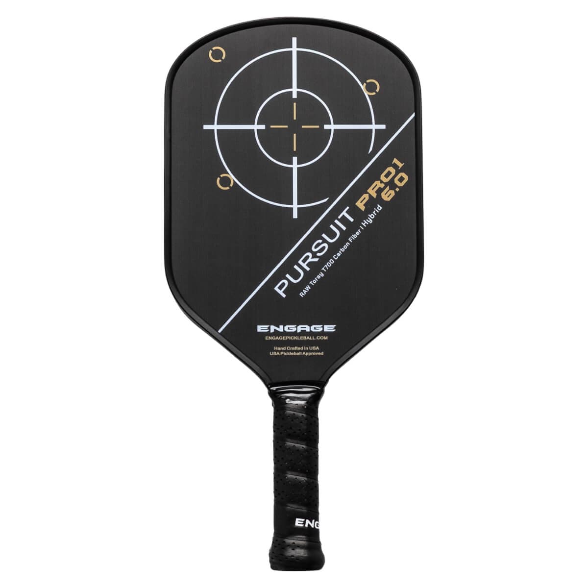 Engage Pursuit Pro1 6.0 Hybrid Carbon Fiber Pickleball Paddle