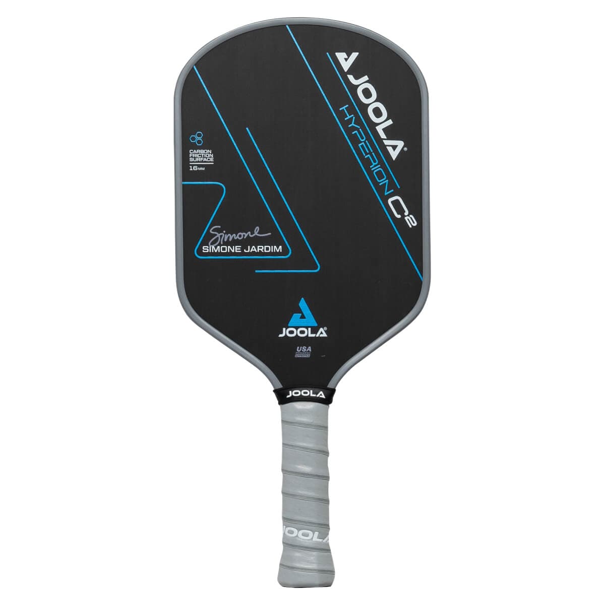 JOOLA Simone Jardim Hyperion C2 CFS 16mm Carbon Fiber Pickleball Paddle