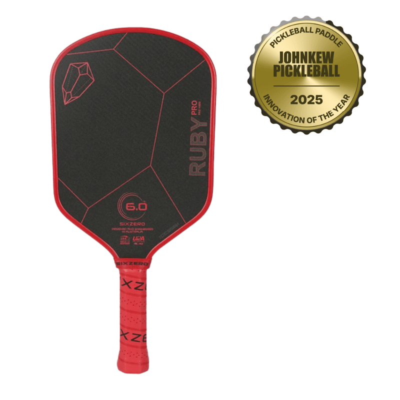 Six Zero Ruby Pro 14mm Pickleball Paddle