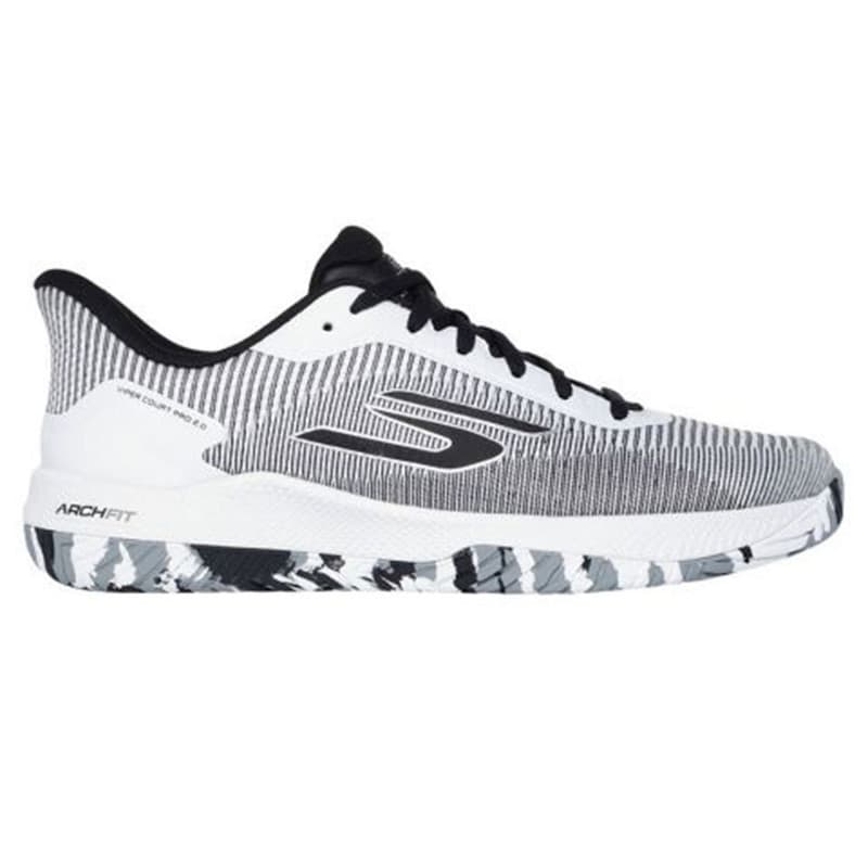Skechers Viper Court Pro 2.0 Wide Shoe - Men's -White/Black