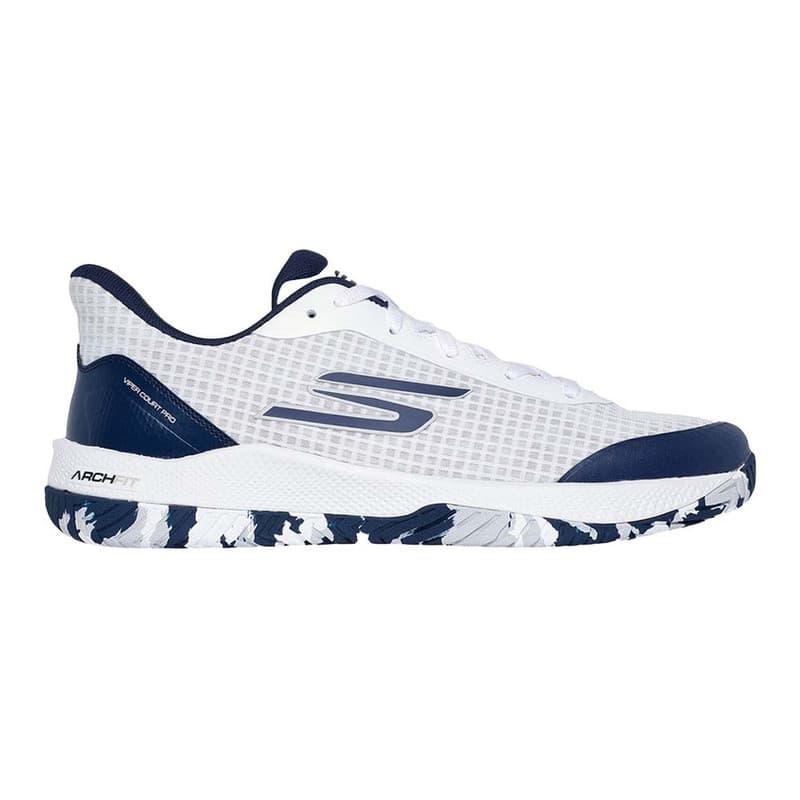 Skechers Viper Court Pro Shoe - Men's - White/Navy