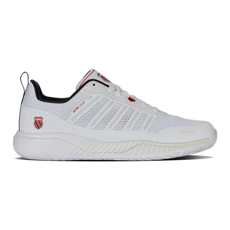 K-Swiss Ultra Court Shoe - Men's - White/Black/Mars Red