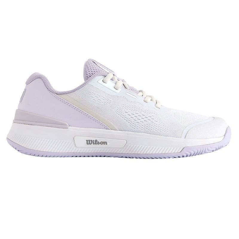 Wilson Intrigue Pro Court Shoe - Women's - White/Lavender Blue/Silver